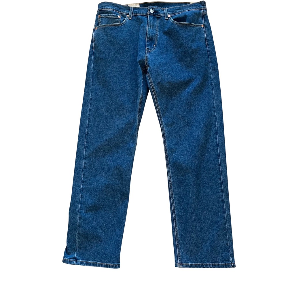 Levis 505 Regular‎ Fit Jeans Mens 36x32 Blue Denim Straight Leg 005053126 NEW